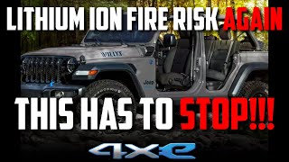 Jeep Hybrid Fire Risk is REAL  This has to stop [upl. by Farlay]