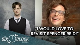 Matthew Gray Gubler gushes about Irish Tetrapod tracks his favourite colour amp playing Spencer Reid [upl. by Ayikal982]