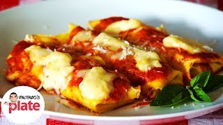 BEST CANNELLONI RECIPE  Italian Ricotta and Spinach Cannelloni Pasta [upl. by Oivat]