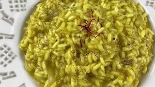 Oggi ti sveliamo la VERA RICETTA del RISOTTO ALLA MILANESE imperdibile [upl. by Enyahc]