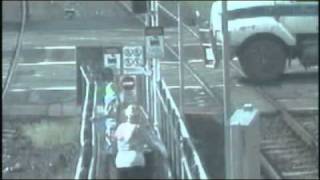 Near miss video released in rail safety campaign [upl. by Amliw176]