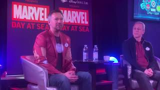 Disney Imagineers talk about what goes into Marvel Day At Sea [upl. by Etterual562]