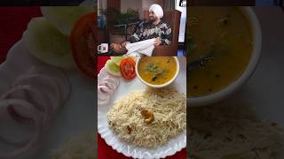 Diljit Dosanjh’s Favourite Dal chawal Recipe diljitdosanjh shorts [upl. by Maudie]