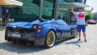 Gumball 3000 Visits the PAGANI Factory [upl. by Eerrehs]