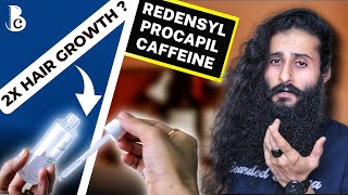 Redensyl Procapil Caffeine  Does It Cause Hair Growth  Bearded Chokra [upl. by Esojnauj757]