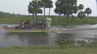 13 people injured when 2 airboats collide at Wild Florida [upl. by Eddra]