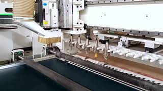 Linear ATC cnc router with loading and unloading device [upl. by Barkley]