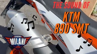 KTM 890 SMT  The Sound of KTM  Milani KTM Roma [upl. by Alves]