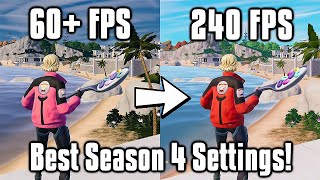 Fortnite Season 4 Settings Guide  FPS Boost Colorblind Modes amp More [upl. by Normandy]