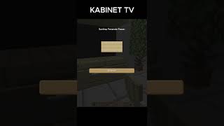 Bikin Kabinet TV Sederhana di Minecraft minecraftshort short feedshort tutorial [upl. by Weingartner]