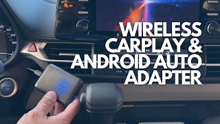 Wireless Carplay amp Android Auto Adapter [upl. by Anerdna]