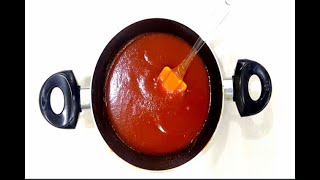 How To Make Tomato Ketchup  Homemade Tomato Sauce  Tomato Ketchup [upl. by Brendin]