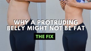 Why Your Protruding Belly Might Not Be Fat  The Fix [upl. by Valdis567]