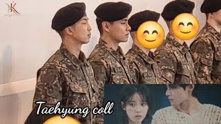 happy moment V BTS Latest Appearance at Military Camp [upl. by Carlson]