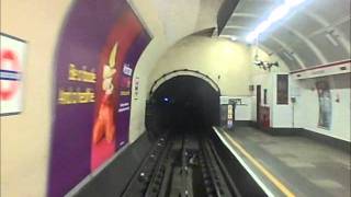 London Underground Central Line Drivers Eye View Notting Hill Gate  Oxford Circus [upl. by Hteik]