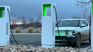 Rivian R1T Full Charging Curve Cost amp Analysis  Large Pack 135kWh [upl. by Acimehs]