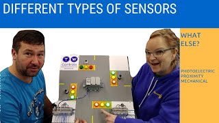 Sensor Types  Inductive Proximity Photoelectric Diffused Photoelectric Reflective Mechanical [upl. by Adnahsat20]