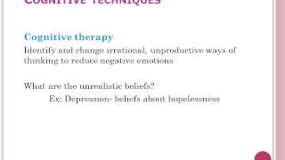 psychological therapies [upl. by Neraa380]