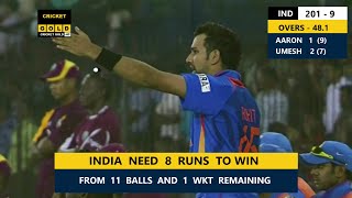 INDIA NEED 11 RUNS AND 1 WICKET LEFT  THRILLER [upl. by Skillern]