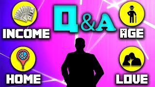 QNA WITH Techadron MY INCOME GIRLFRIEND FACE REVEAL [upl. by Verdi672]