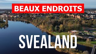 Voyage à Svealand Suède  Tourisme vacances lieux visites vues  Drone 4k vidéo  Svealand [upl. by Cohla]