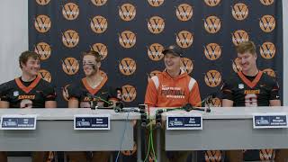 NCAA Football Wartburg post game press conference [upl. by Etnomaj]