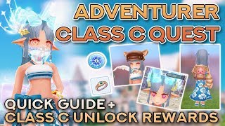 ADVENTURER CLASS C QUEST  UNLOCK REWARDS  Ragnarok Mobile Eternal Love [upl. by Otnas]