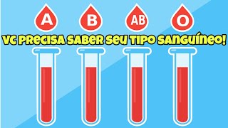 Por que é importante saber seu tipo sanguíneo [upl. by Urbanus]