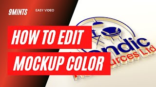 HOW TO EDIT MOCKUP COLOR IN PHOTOSHOP [upl. by Javler775]