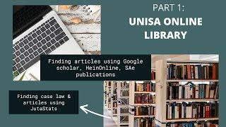 HOW TO  UNISA ONLINE LIBRARY  PART 1 [upl. by Sixela]