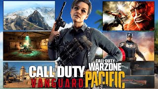 ALL VANGUARD Season 1 DLC Weapons amp Events Warzone Pacific Release amp New Zombies Maps Revealed [upl. by Adirem181]