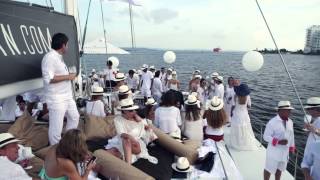 Dasuki Inc for Moët Ice Imperial  Catamaran White Party Cartagena 2014 [upl. by Lowndes]