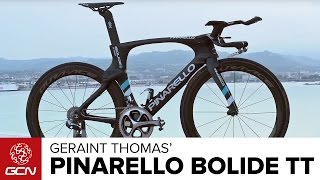 Geraint Thomas Pinarello Bolide Time Trial Bike [upl. by Felix703]