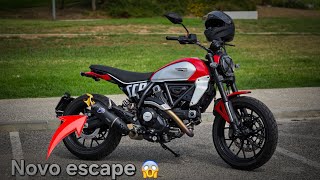 Instalamos o ESCAPE COMPLETO TERMIGNONI na minha DUCATI SCRAMBLER de 2⁰ geração [upl. by Hako]