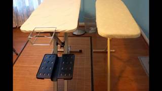 Rowenta IB9100U1 Pro Compact Folding Ironing Board Review [upl. by Schwerin]