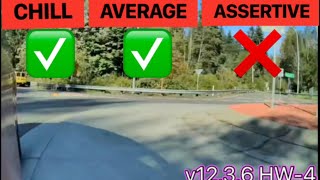 TESLA FSD V 1236 A PRUEBA EN ROTONDASFSD TESTED IN ROUNDABOUT CHILL AVERAGE ASSERTIVE [upl. by Darrelle]