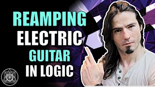 How to Reamp Guitars in Logic Pro X  Rock Music Production for Beginners [upl. by Yekram]