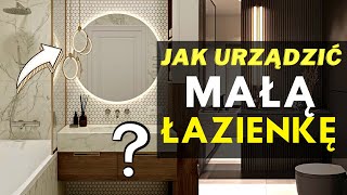 MAŁA ŁAZIENKAJAK URZĄDZIĆ MAŁĄ ŁAZIENKĘTRIKI DO MAŁEJ ŁAZIENKITO WARTO ZROBIĆ W ŁAZIENCE [upl. by Streeto450]