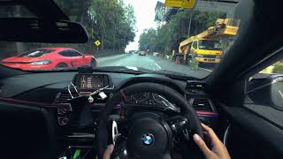 POV Genting Highland Uphill Run Touge 峠 Drive BMW F30 320d Civic GT86 Clio Supra Golf GTi Satria [upl. by Erdnaed]