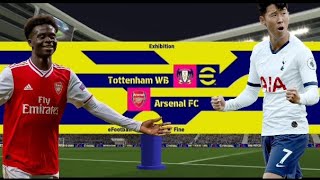 Tottenham Vs Arsenal  Premier League  Full Highlights  Efootball 2025 [upl. by Erreit]