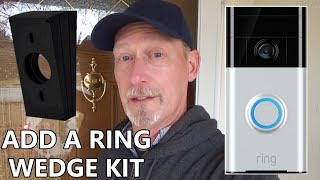 How To Install A Ring Video Doorbell Wedge Kit On New Or Existing Ring Doorbell [upl. by Parette]