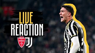 🔴 WATCH NOW MONZA VS JUVENTUS  LIVE REACTION 💪⚪⚫ [upl. by Einhpad507]