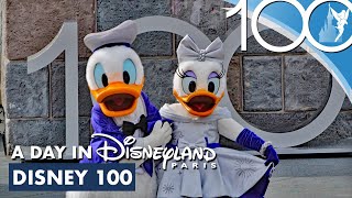 📅 A day in Disneyland Paris  Disney 100 Special [upl. by Robinia]