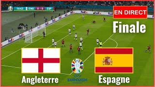 Espagne vs Angleterre en direct Finale Coupe dEurope Euro 2024 Simulation football Gameplay PC [upl. by Potts898]