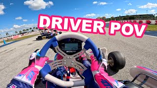 PROFESSIONAL KARTING DRIVER POV NEW TIRE RUN [upl. by Collin]