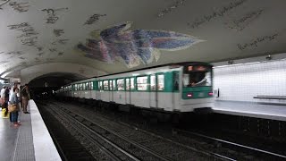 Paris Métro 10  Cluny La Sorbonne [upl. by Kiefer387]