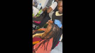 Barrel twist locs stylessubscribeeasy updo loc stylesnaturalhairstylesdreadlocks tutorialsusa [upl. by Nnaitsirk952]