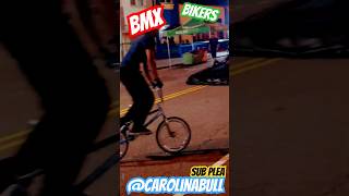 Bmx bikers jump wheel handle bar spin carolinabull bmx bike viral [upl. by Ashlan]