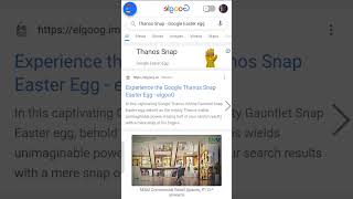 Famous thanos snap Google trick thanos marvel avengers neelamkataria1 [upl. by Barra]