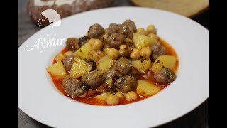 Hackbällchen mit Kichererbsen und Kartoffeln I Eintopf Rezept [upl. by Christopher]